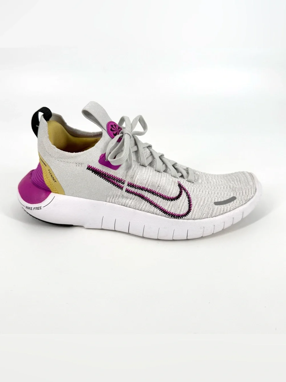 Nike Free Run Next Nature Sneakers Womens Size 8 Photon Dust Hyper Violet